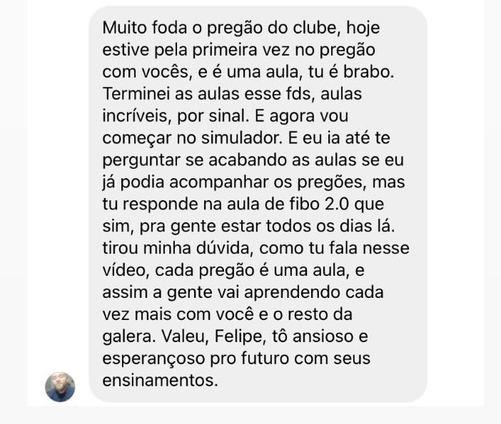 Depoimento membro