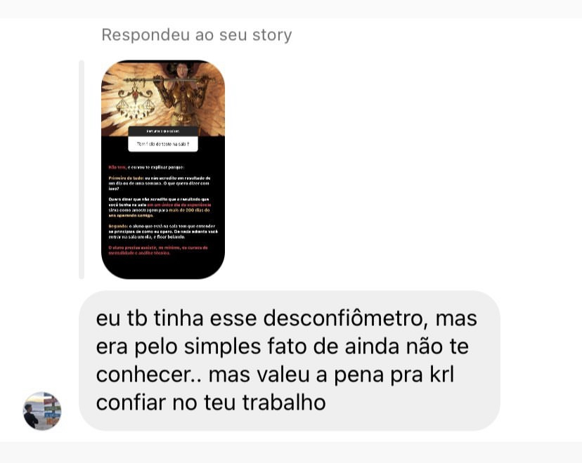 Valeu a pena confiar